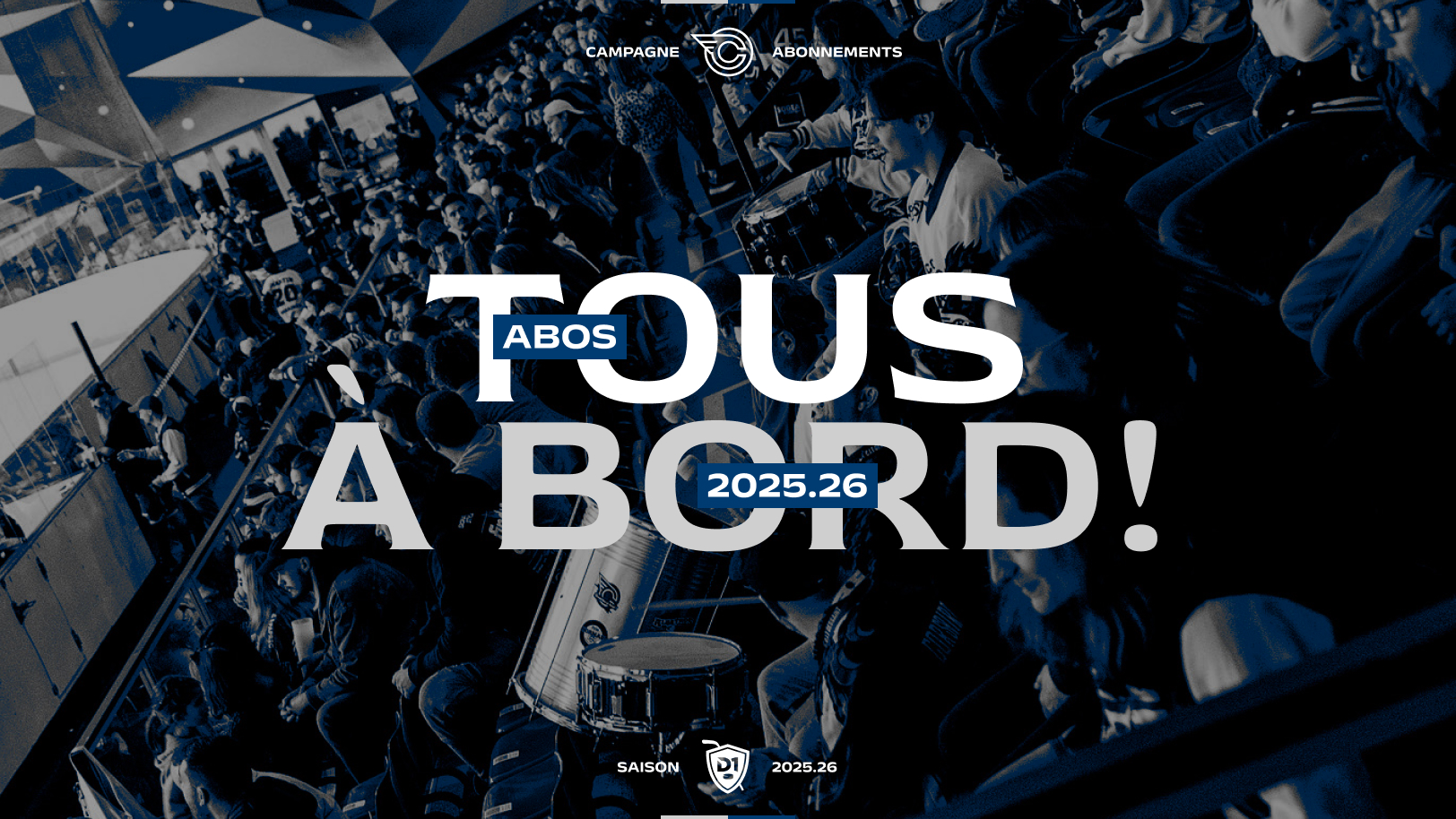 Image Abonnements 2025/26 : Tous à bord !